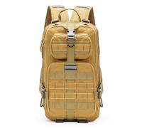 ZFFOZZ Mochila táctica ventilada e impermeable de 25-30 L, mochila de asalto militar mochila Molle para senderismo camping viajes caza y trekking(Khaki)