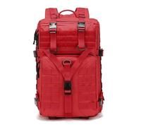 ZFFOZZ Mochilas tácticas de 36L-55L, mochila militar extraíble antipresión mochila de asalto ventilada bolsa Molle para exteriores mochila impermeable para senderismo(Red)