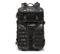 ZFFOZZ Mochilas tácticas de 36L-55L, mochila militar extraíble antipresión mochila de asalto ventilada bolsa Molle para exteriores mochila impermeable para senderismo(Blackcp)