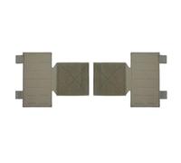 ZFFOZZ Panel de Entrada Lateral Táctico (par), Panel de Placa Lateral Molle, Equipo para Airsoft, Equipo Táctico para Exteriores, Juego de Guerra Accesorio Molle para Caza(Green)