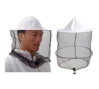 ZffXH 2/6 Sombreros Redondos de apicultores de Apicultura con Red de Velo/Gorra de mosquitero con Malla