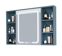 ZFGOJNBH Botiquín de baño Iluminado, gabinete con Espejo con Luces y desempañador para Cocina, Sala de Estar y lavadero (Color: A, tamaño: 120 x 67 cm)