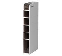 ZFGOJNBH Cajones apilables de 6 Niveles para baño, Armario pequeño de Gran Capacidad de 6,3 Pulgadas, Alto y Delgado, con Espacio para Papel higiénico, Ideal para Cocina, Dormitorio y Espacios estrec