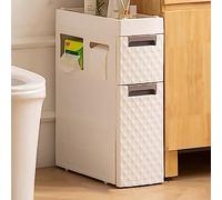 ZFGOJNBH Cajones de Almacenamiento apilables, pequeño gabinete de Almacenamiento para baño con cajones móviles, Torre de Almacenamiento Delgada con Ruedas, Carrito con cajones, Muebles de Torre de al