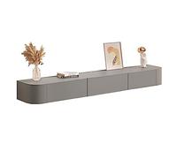 ZFGOJNBH Consola Flotante de TV de Pared con Espacio de Almacenamiento y Puertas para Sala de Estar y Dormitorio (Color: B, tamaño: 180 cm)