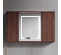 ZFGOJNBH Espejo de baño con luz, Espejo de tocador de Pared con antivaho Inteligente, no Requiere instalación