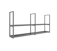 ZFGOJNBH Estante Organizador de Almacenamiento de Vino de Metal Negro de Hierro Forjado montado en la Pared del Techo, estantes de Vino Independientes para Cocina, Restaurante, Bar, Hotel, estantes d