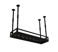 ZFGOJNBH Estante para Vino de Techo, Estante Colgante para Copas de Vino y Botellas de Vino, Soporte para Vino Industrial, Estante Flotante para Vino para Cocina, hogar, Altura Ajustable (tamaño: 80x
