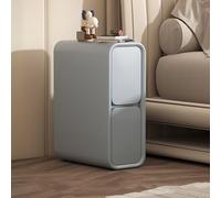 ZFGOJNBH Mesita de Noche de Madera Maciza Minimalista Moderna Blanca para Dormitorio con cajones de Almacenamiento, Mini mesita de Noche de Lado Estrecho para Sala de Estar de Dormitorio, mesita de n