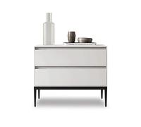 ZFGOJNBH Mesita de Noche, Mesa Auxiliar, Mesa de Noche Minimalista, Mesa de Noche Simple, Moderna, Ligera, de Lujo, Mesa de Noche para Dormitorio, Mesa Auxiliar de Almacenamiento Avanzada, Mesa de no