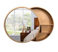 ZFGOJNBH Mueble de baño con Espejo Moderno con Puertas corredizas y Estante de Almacenamiento