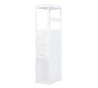 ZFGOJNBH Mueble de baño pequeño para Espacios reducidos, Mueble de baño sobre el Inodoro para baño Estrecho, Mueble de baño para Papel higiénico con Puertas y cajones.