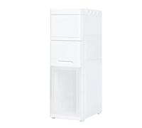 ZFGOJNBH Mueble de baño pequeño para Espacios reducidos, Mueble de baño sobre el Inodoro para baño Estrecho, Mueble de baño para Papel higiénico con Puertas y cajones.