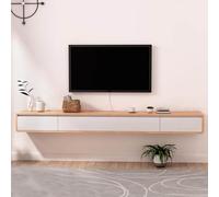 ZFGOJNBH Mueble de TV de Madera de Pared, Banco Flotante de TV de Madera, Mueble de Almacenamiento Multimedia, Mueble de TV Flotante con cajones (180 cm/70,9 Pulgadas)