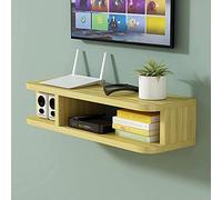 ZFGOJNBH Mueble de TV de Pared, Sencillo y pequeño, para Sala de Estar, apartamento, Armario Flotante, Armario de Almacenamiento, Estante para decodificador de dormitorio/C/60 x 22 x 15