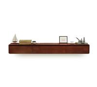 ZFGOJNBH Mueble de TV Flotante Moderno con Puertas abatibles, de Madera Maciza, con cajones, para Montar en la Pared, para Entretenimiento, Consola de TV, Consola Multimedia, Mueble de TV para Sala d