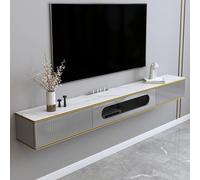 ZFGOJNBH Mueble de TV Flotante Moderno para Montar en la Pared con cajones de Almacenamiento, Centro de Entretenimiento Flotante, Estante de Audio/Video con Puerta abatible, Consola de TV Flotante pa
