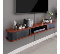 ZFGOJNBH Mueble de TV Flotante, Mueble de TV, Estante Flotante para Colgar en la Pared, Consola de Entretenimiento, estantería para Juegos, Estante para componentes, Estante para Sala de Estar