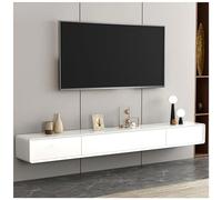 ZFGOJNBH Mueble de TV Flotante para Pared, Consola Multimedia, Mueble de Almacenamiento Debajo del televisor (140 cm)