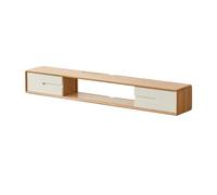 ZFGOJNBH Mueble de TV Minimalista montado en la Pared Soporte de TV Flotante Centro de Entretenimiento de Pared Moderno con Puerta de gabinete Push-Pull Gabinete de Almacenamiento de Madera Maciza Ad