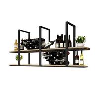 ZFGOJNBH Soporte para Plantas Colgantes: Estante para vinos en el Techo, estantes flotantes para Colgar en el Techo, Soporte para Copas de Vino en la recepción de la Barra, Soporte de exhibición de m