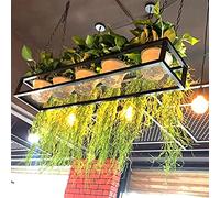ZFGOJNBH Unidad de Bar Estantes flotantes Estantes para vinos montados en la Pared, Soporte para Botellas de Vino Colgante en el Techo Estante para Copas de Vino de Hierro y Metal Estante para Copas