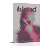 ZFHK Póster de Frank Ocean Blond Rap Music Poster Arte de pared Pintura Decorativa Dormitorio Póster 12 x 18 pulgadas (30 x 45 cm) Estilo marco