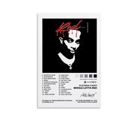 ZFHK Póster de portada de álbum de Playboi Carti, arte decorativo para pared, pintura para dormitorio, pósteres, 20 x 30 cm, estilo sin marco
