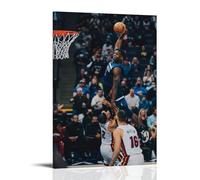 ZFHSFZ Anthony Edwards - Paño de pintura al óleo para decoración de pared, impermeable, para baño, cocina, dormitorio, pósteres desmontables, sin residuos, fácil de limpiar, 40 x 60 cm, estilo marco