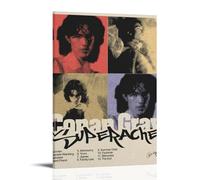 ZFHSFZ Conan - Tela para pintura al óleo de Superache gris, decoración de pared, impermeable, para baño, cocina, dormitorio, pósteres desmontables, sin residuos, fácil de limpiar, 20 x 30 cm, estilo