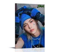 ZFHSFZ Felix Yongbok Lee - Paño de pintura al óleo para decoración de pared, impermeable, baño, cocina, dormitorio, pósteres desmontables, sin residuos, fácil de limpiar, 20 x 30 cm, estilo marco