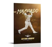 ZFHSFZ Manny Machado - Paño de pintura al óleo para decoración de pared, impermeable, para baño, cocina, dormitorio, pósteres desmontables, sin residuos, fácil de limpiar, 60 x 90 cm, estilo marco