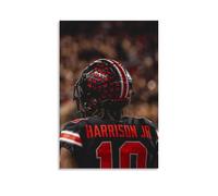 ZFHSFZ Marvin Harrison Jr. - Paño de pintura al óleo para decoración de pared, impermeable, baño, cocina, dormitorio, pósteres desmontables, sin residuos, fácil de limpiar, 60 x 90 cm, estilo sin