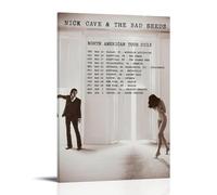 ZFHSFZ Nick Cave And The Bad Seeds - Paño de pintura al óleo para decoración de pared, impermeable, baño, cocina, dormitorio, pósteres desmontables, sin residuos, fácil de limpiar, 40 x 60 cm, estilo