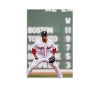 ZFHSFZ Rafael Devers - Paño de pintura al óleo para decoración de pared, impermeable, para baño, cocina, dormitorio, pósteres desmontables, sin residuos, fácil de limpiar, 50 x 75 cm, estilo sin marco