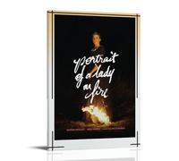 ZFHSFZ Retrato de una dama en llamas, tela para pintura al óleo, decoración de pared, impermeable, baño, cocina, dormitorio, pósteres desmontables, sin residuos, fácil de limpiar, 50 x 75 cm, estilo