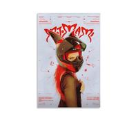 ZFHSFZ Rosalía Motomami - Paño de pintura al óleo para decoración de pared, impermeable, para baño, cocina, dormitorio, pósteres desmontables, sin residuos, fácil de limpiar, 50 x 75 cm, estilo sin