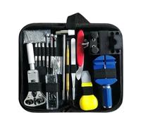 ZFIHAV 147 unids/Set Kit de Herramientas de reparación de Relojes con abridor removedor Soporte for Pinzas Reloj Kit de Herramientas de reparación