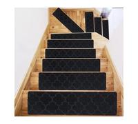 ZFIHAV Alfombras de Escalera Juego de 5/10 Alfombrillas Autoadhesivas for escaleras, Antideslizantes y con absorción Agua for Interiores(Color 25,76x20cm 5piece)