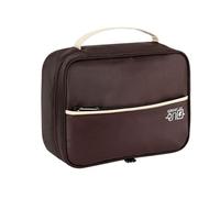 ZFIHAV Bolsa Organizadora De Cables Bolsa De Almacenamiento Cables, Organizador Accesorios Electrónicos Digitales Impermeables, Estuche Viaje Portátil(M Brown)