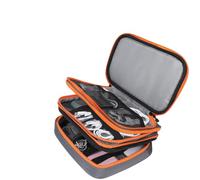 ZFIHAV Bolsa Organizadora De Cables Bolsa Organizadora De Tres Capas, Accesorios Electrónicos For Juegos Gran Capacidad Cables, Tarjeta SD, Banco Energía