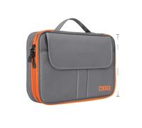 ZFIHAV Bolsa Organizadora De Cables Organizador De Accesorios Electrónicos Viaje, Bolso Almacenamiento, Organizadora Cables, Transporte Impermeable For Ordenador Portátil(Grey)