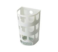 ZFIHAV Caja de Almacenamiento Bolsas Basura montada en la Pared, Soporte for plástico Multiusos, Estante Cocina, vajilla, Organizador artículos Diversos, 3 uds(Grey)