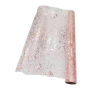 ZFIHAV Camino de Mesa con Purpurina de 3 uds, Rollo de Camino de Mesa de poliéster, decoración de Mesa de Comedor for Fiesta, cumpleaños, Boda(Rose Gold,28x275cm)