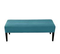 ZFIHAV Funda elástica for Banco for Comedor, Dormitorio, decoración del hogar, Fundas for sillas de Piano, Protector de Asiento Lavable(Pine Blue,2pcs)