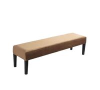 ZFIHAV Funda Suave for Silla de Comedor, Funda elástica for Taburete de Piano, Funda otomana Larga, Funda de Banco sólida, Zapatos cambiantes for Sala de Estar, 2 uds.(Camel,4pcs)