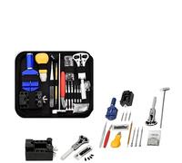 ZFIHAV Kit de Herramientas de reparación de relojero, 147 Uds., removedor de Caja, Juego de Barra abridora, Barras de Resorte for Reloj y Tornillo abridor de Caja Trasera
