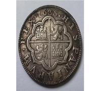 ZFJHALOEP Moneda Conmemorativa de 1635, España - Felipe IV, réplica, Moneda de Recuerdo, colección