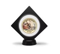 ZFJHALOEP Moneda Conmemorativa del 80.º Aniversario del Ataque a Pearl Harbor, chapada en Oro, Moneda de desafío del ejército de EE. UU., Regalo de Recuerdo Militar.