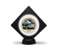 ZFJHALOEP Moneda Conmemorativa del 80.º Aniversario del Ataque a Pearl Harbor, chapada en Oro, Moneda de desafío del ejército de EE. UU., Regalo de Recuerdo Militar.